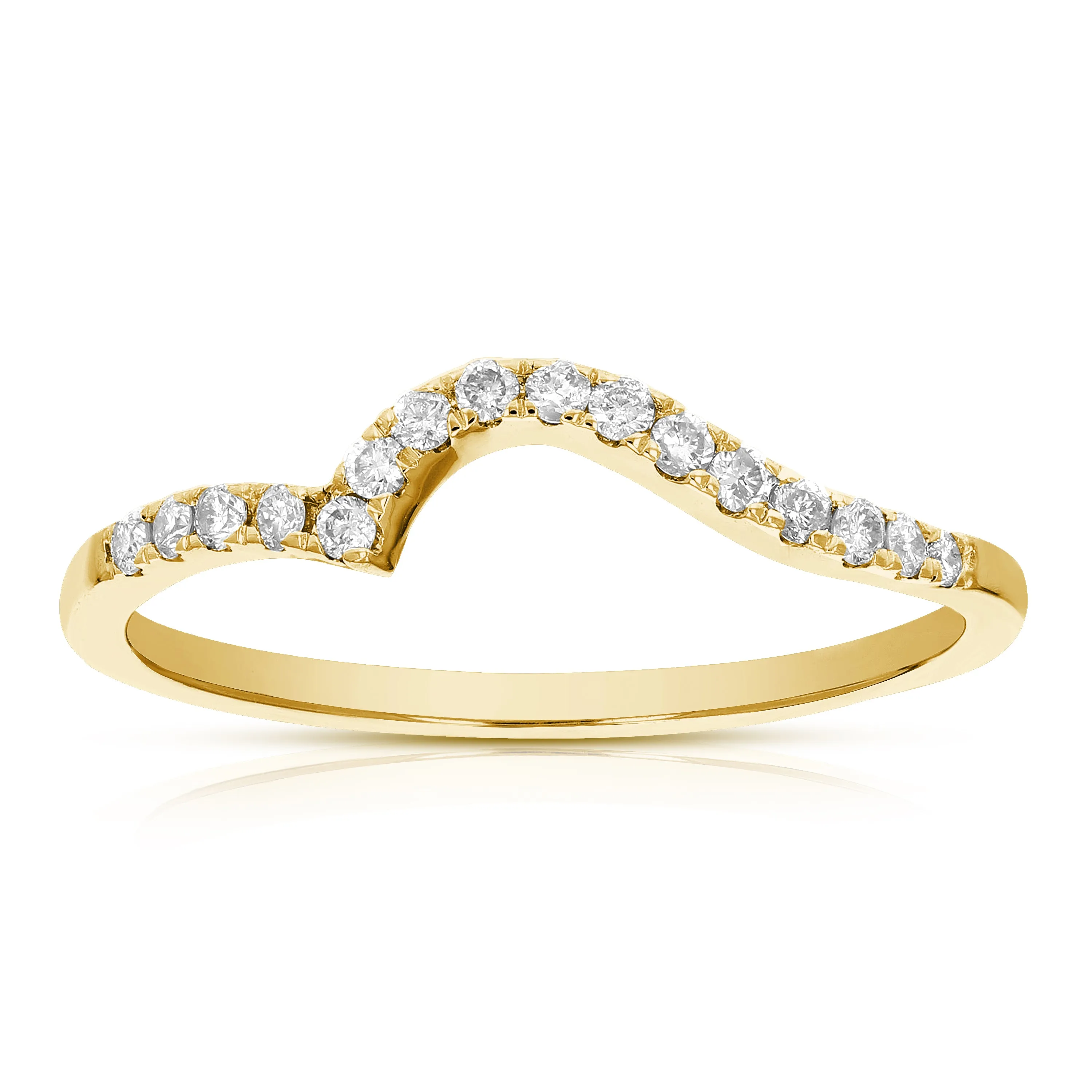 1/5 cttw Diamond Wedding Band in 14K Gold