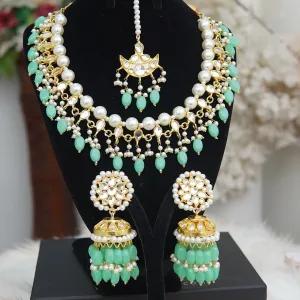 Farshi Kundan Jhumka Set