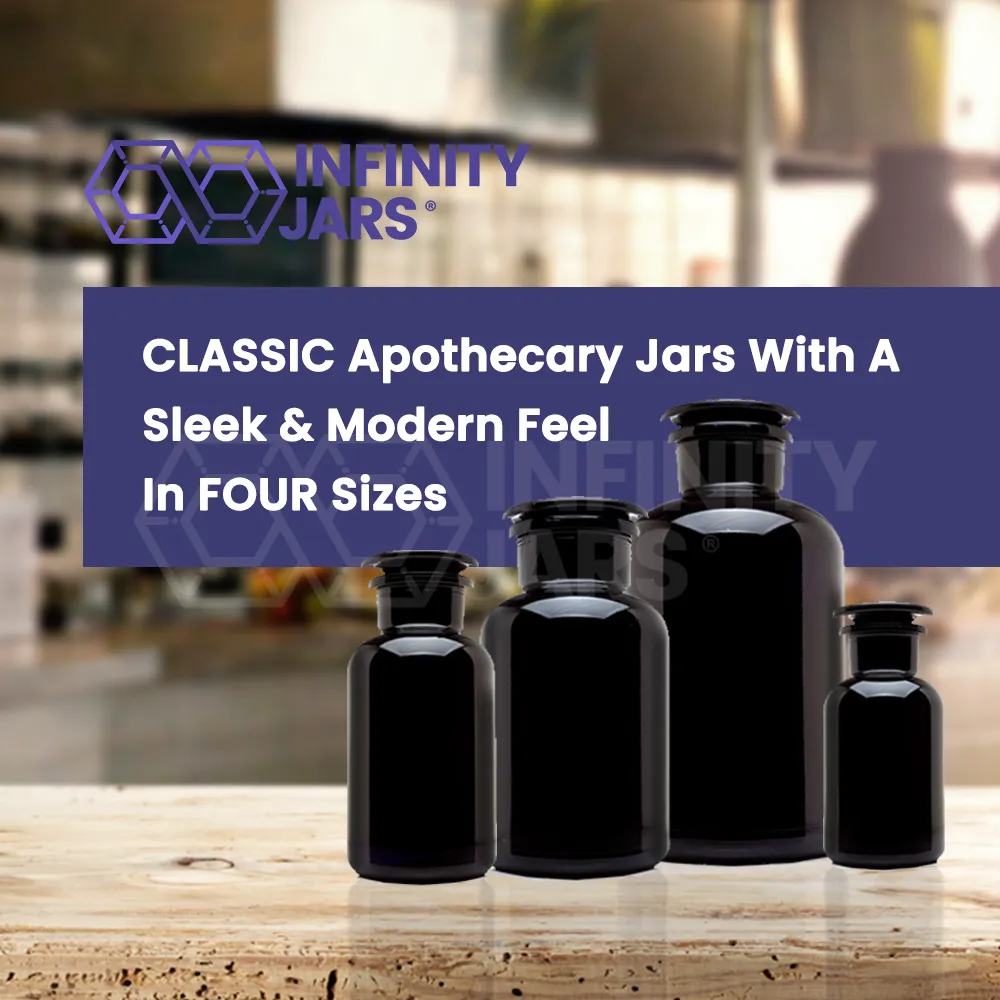 The Complete Apothecary Collection - 4 All-Glass Jars