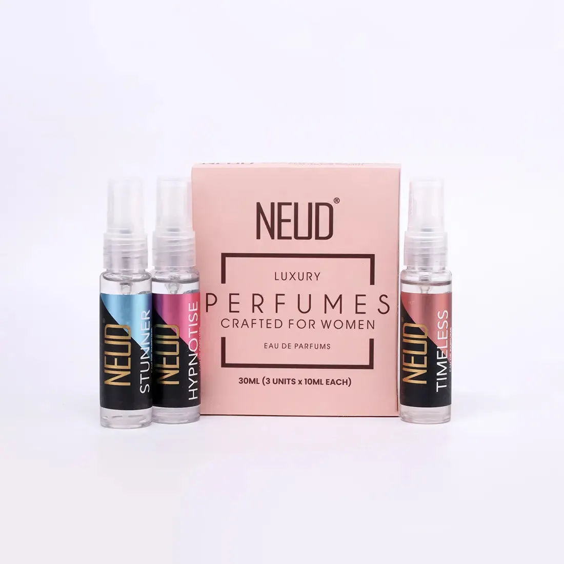 Wholesale | B2B | Bulk Order - NEUD Luxury Pocket Perfume Gift Set for Women 240 Units (3x10ml Each)